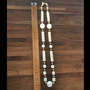 Kate Spade ♠️ White and Gold Necklace